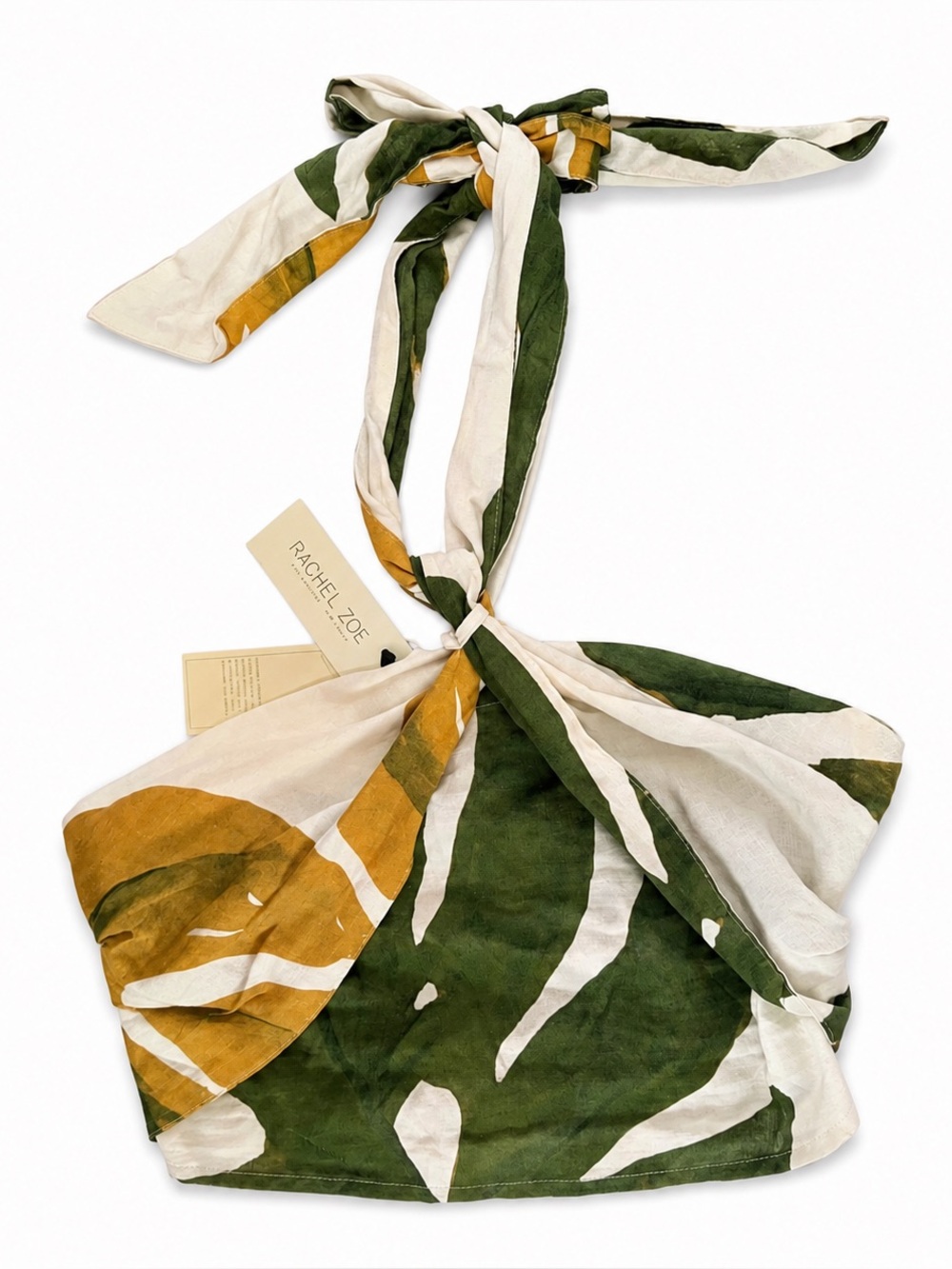 Rachel Zoe "Len" Linen Halter Top NWT